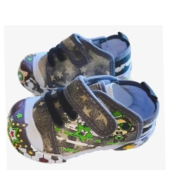 Chulis Footwear Gray Ruby Kids Sneaker  Size: Infant  3 - Picture 4 of 10